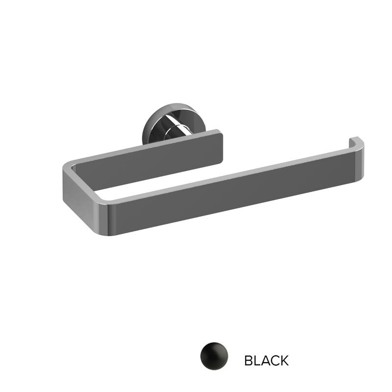 Riobel PX7BK - PARADOX, TOWEL RING, IN BLACK Riobel PX7BK - PARADOX, TOWEL RING, IN BLACK