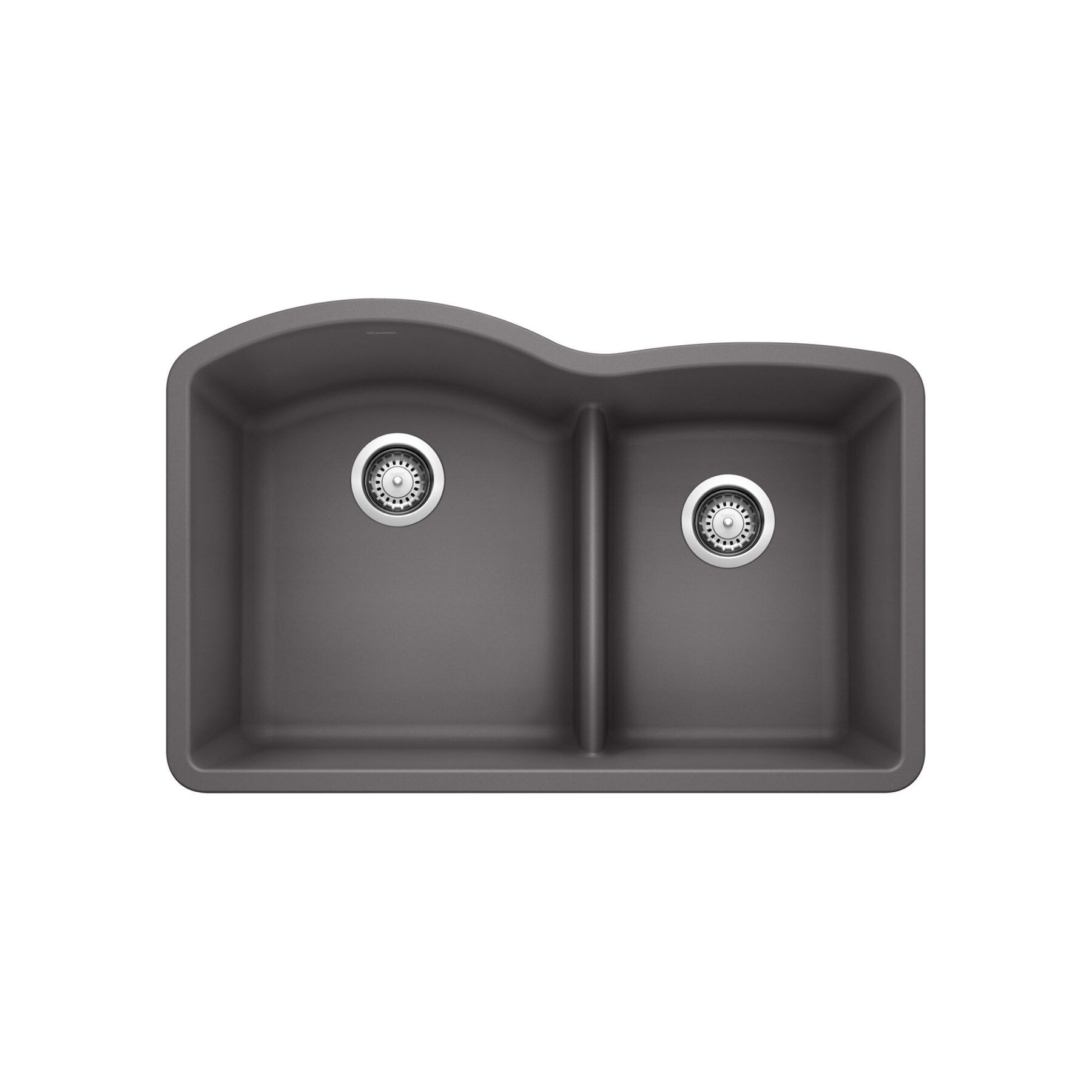 BLANCO 401574 - DIAMOND U 1 ¾ Low Divide Double Bowl Sink BLANCO 401574 - DIAMOND U 1 ¾ Low Divide Double Bowl Sink