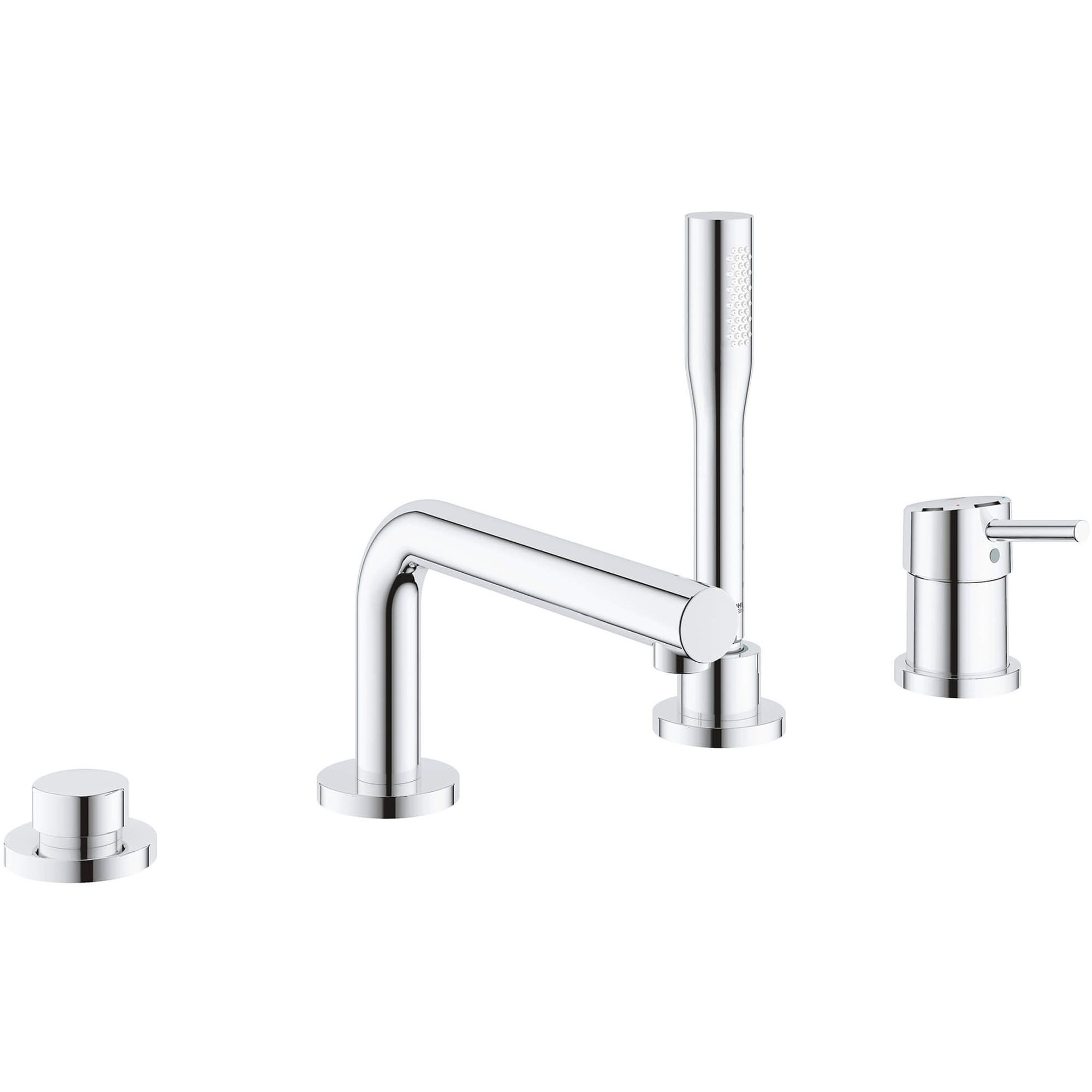 Grohe 19576002 - 4-Hole Single-Handle Deck Mount Roman Tub Faucet with Hand Shower Grohe 19576002 - 4-Hole Single-Handle Deck Mount Roman Tub Faucet with Hand Shower