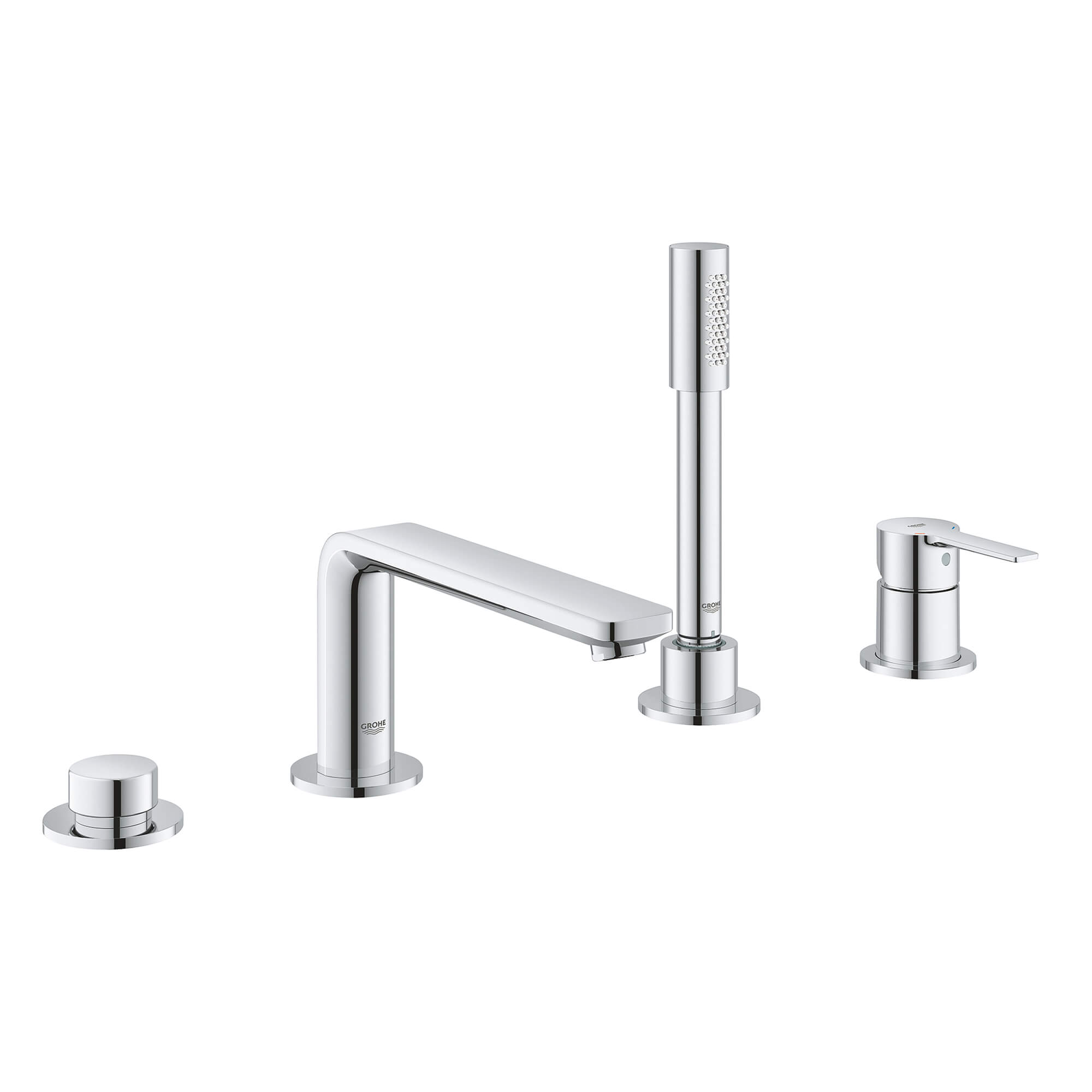 Grohe 19577001 - 4-Hole Single-Handle Deck Mount Roman Tub Faucet with Hand Shower Grohe 19577001 - 4-Hole Single-Handle Deck Mount Roman Tub Faucet with Hand Shower