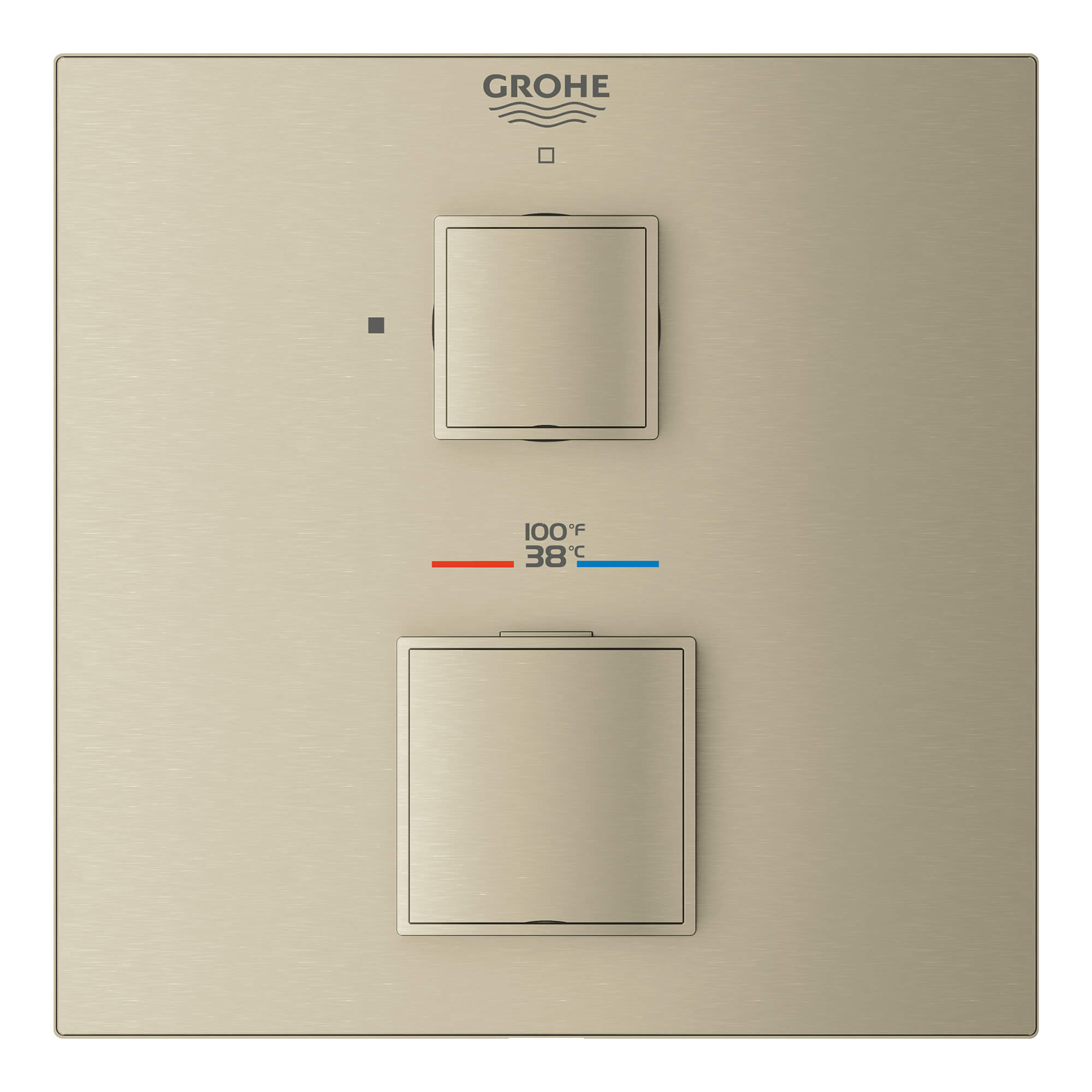 Grohe 24157EN0 - Single Function 2-Handle Thermostatic Valve Trim Grohe 24157EN0 - Single Function 2-Handle Thermostatic Valve Trim