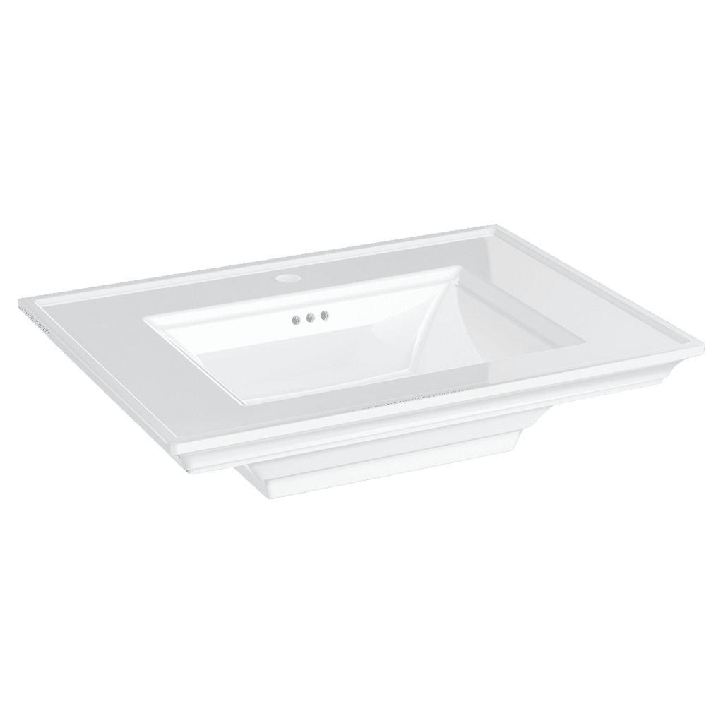 American Standard 0297008.020 - Town Square S Pedestal Sink Top | 8-inch Centers American Standard 0297008.020 - Town Square S Pedestal Sink Top | 8-inch Centers