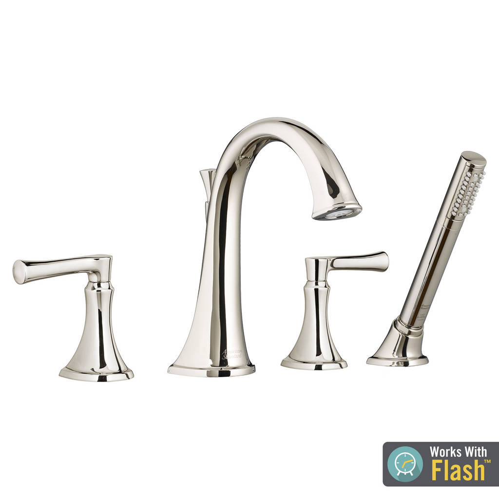 American Standard T722901.002 - Estate Roman Tub Faucet with Personal Shower for Flash Rough-in Valves American Standard T722901.002 - Estate Roman Tub Faucet with Personal Shower for Flash Rough-in Valves