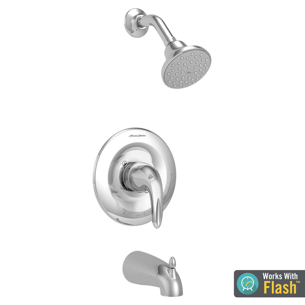 American Standard TU385508.002 - Reliant 3 Tub and Shower Trim Kit with Water-Saving Shower Head and Cartridge American Standard TU385508.002 - Reliant 3 Tub and Shower Trim Kit with Water-Saving Shower Head and Cartridge