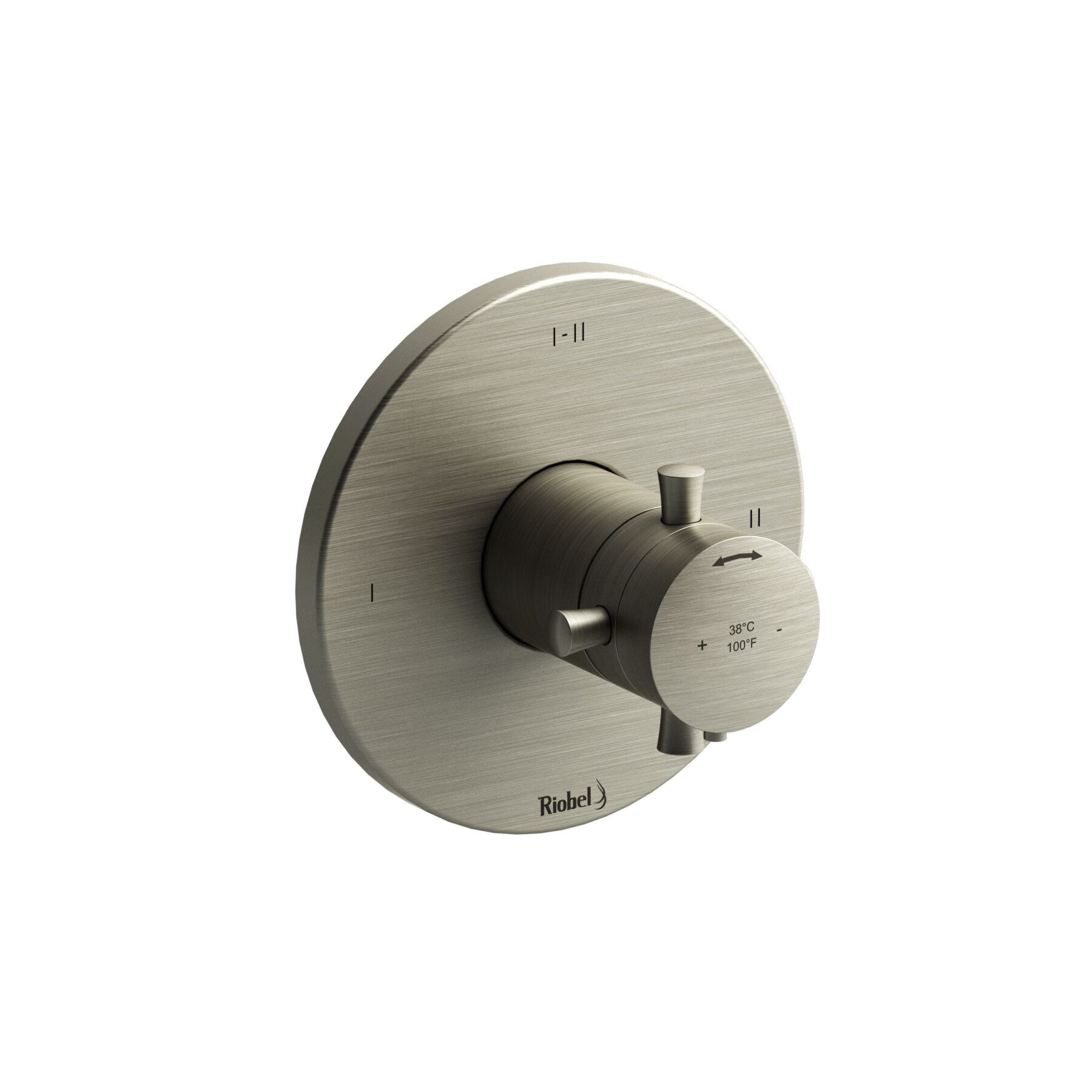 Riobel EDTM23+BN - 2-way Type T/P coaxial complete valve Riobel EDTM23+BN - 2-way Type T/P coaxial complete valve