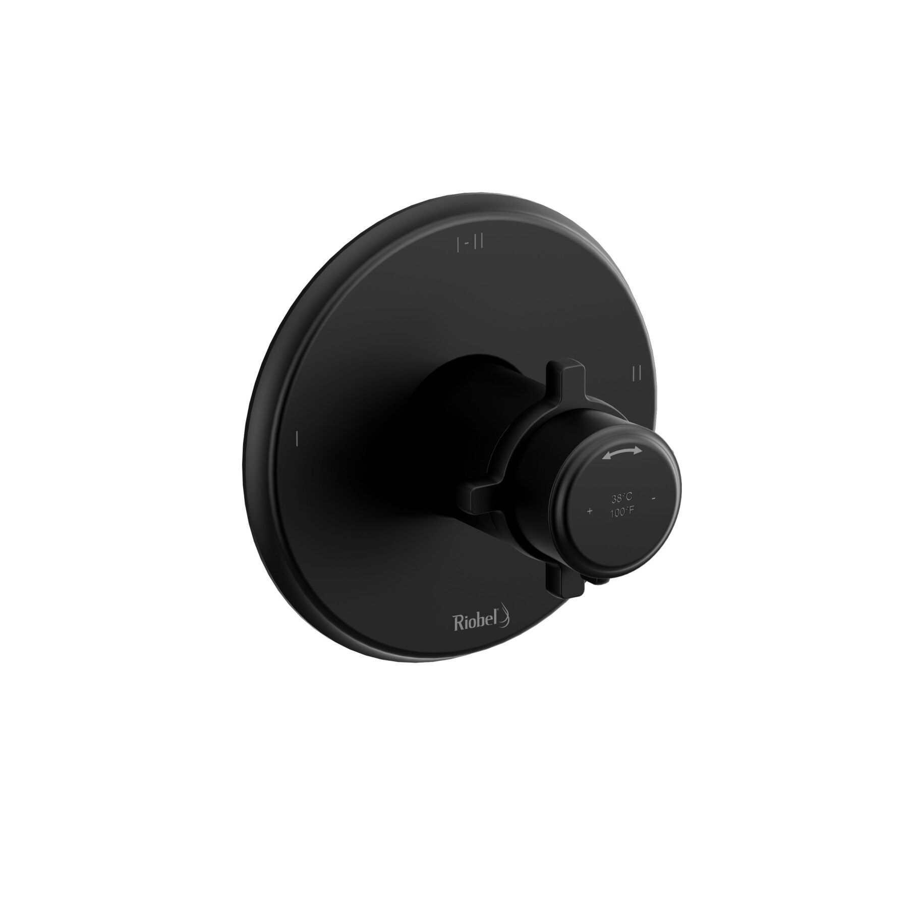 Riobel MMRD23+BK - 2-way Type T/P coaxial complete valve Riobel MMRD23+BK - 2-way Type T/P coaxial complete valve