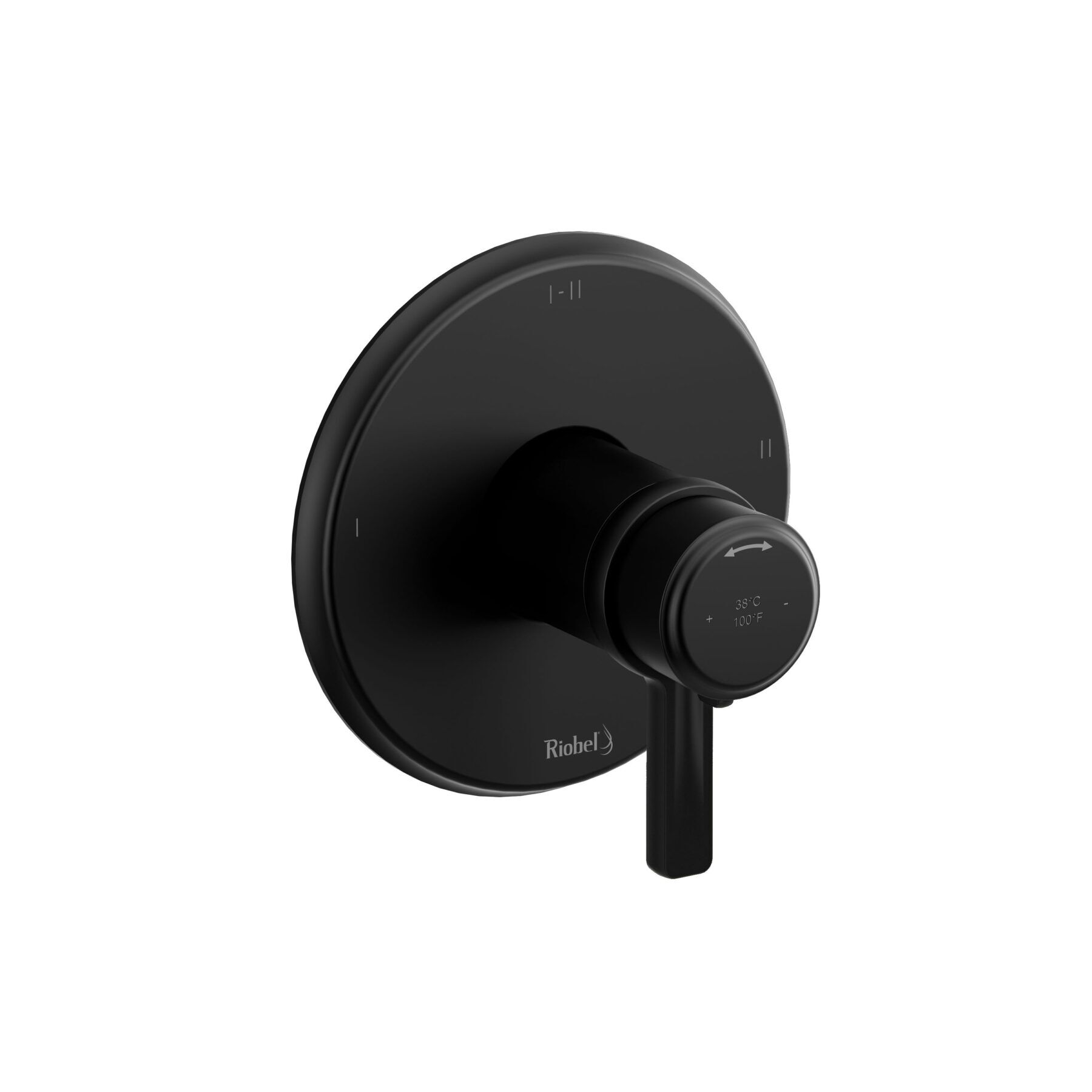 Riobel MMRD23JBK - 2-way Type T/P coaxial complete valve Riobel MMRD23JBK - 2-way Type T/P coaxial complete valve
