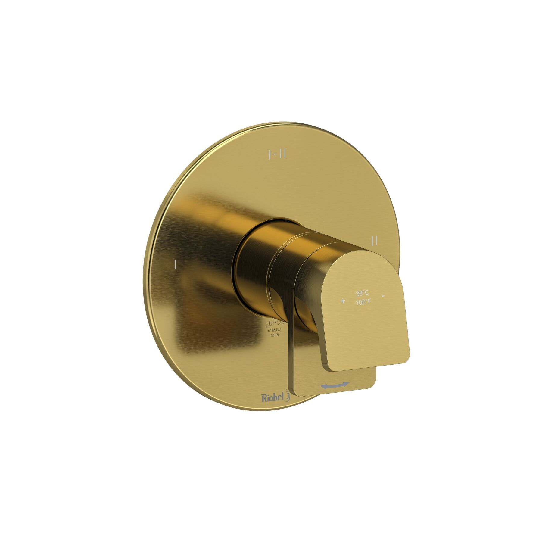 Riobel OD23BG - 2-way Type T/P coaxial complete valve Riobel OD23BG - 2-way Type T/P coaxial complete valve