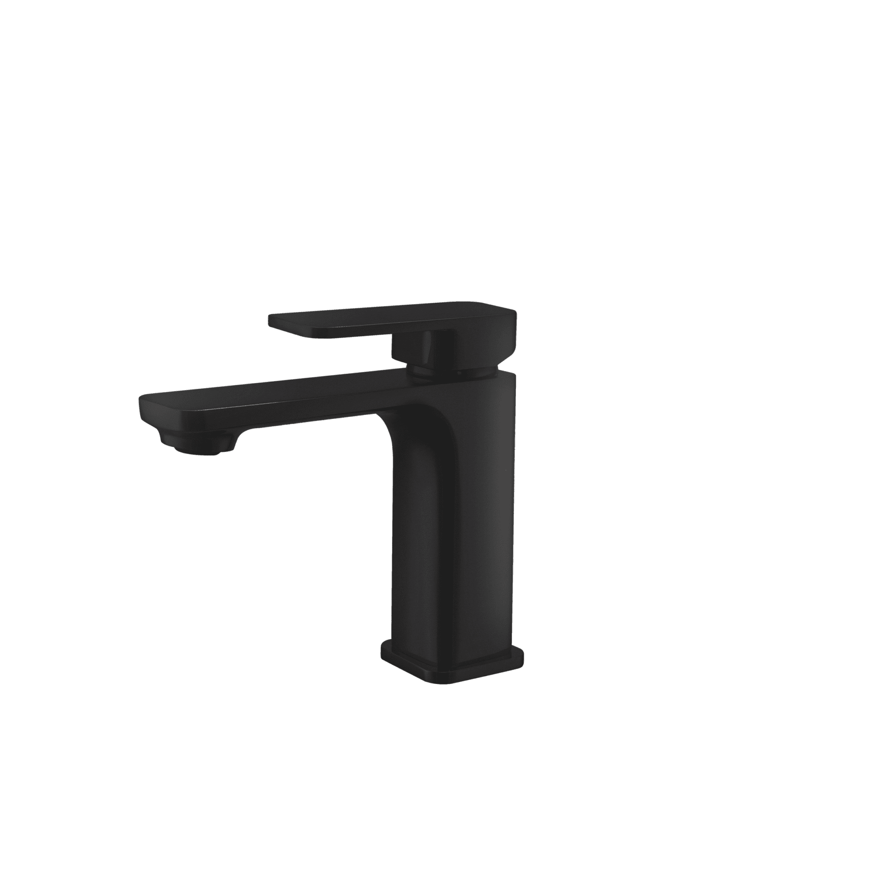STYLISH - Single Handle Bathroom Faucet for Single Hole Brass Basin Mixer Tap, Matte Black Finish STYLISH - Single Handle Bathroom Faucet for Single Hole Brass Basin Mixer Tap, Matte Black Finish