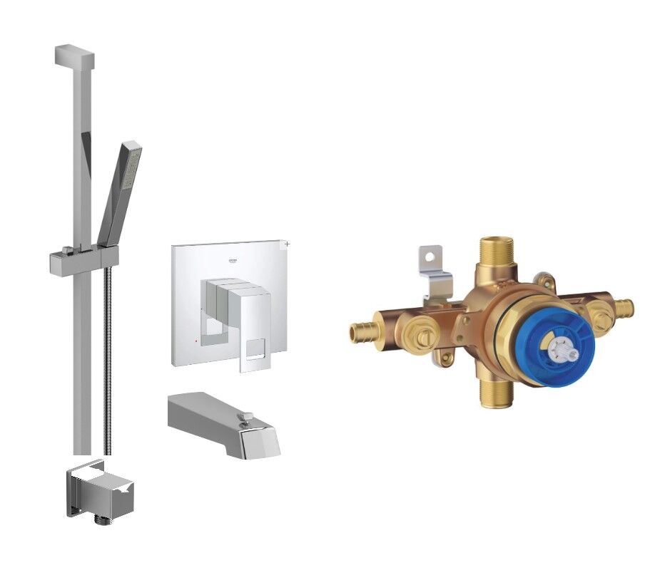 Amati Choice – Grohe Pres.Balance Valve Tub & Shower Faucet Amati Choice – Grohe Pres.Balance Valve Tub & Shower Faucet