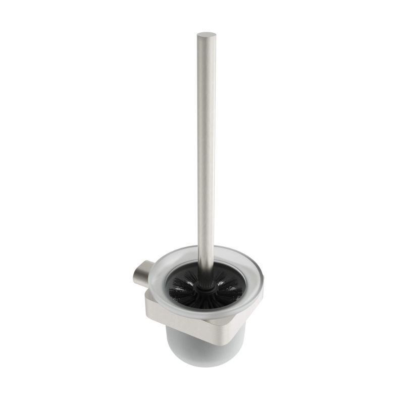 ICO V4614 - Flow Wall-Mounted Toilet Brush Brushed Nickel ICO V4614 - Flow Wall-Mounted Toilet Brush Brushed Nickel