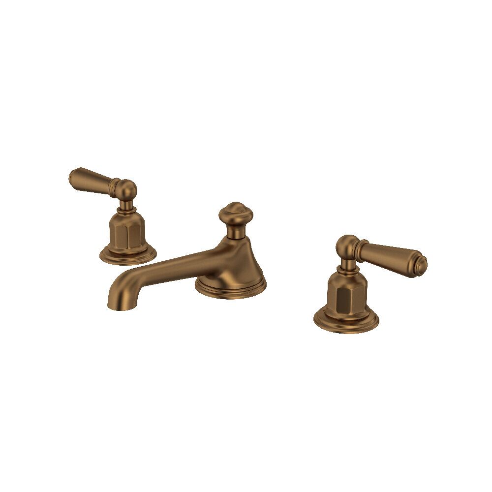 Perrin & Rowe U.3705L-EB-2 - Edwardian™ Widespread Lavatory Faucet Perrin & Rowe U.3705L-EB-2 - Edwardian™ Widespread Lavatory Faucet