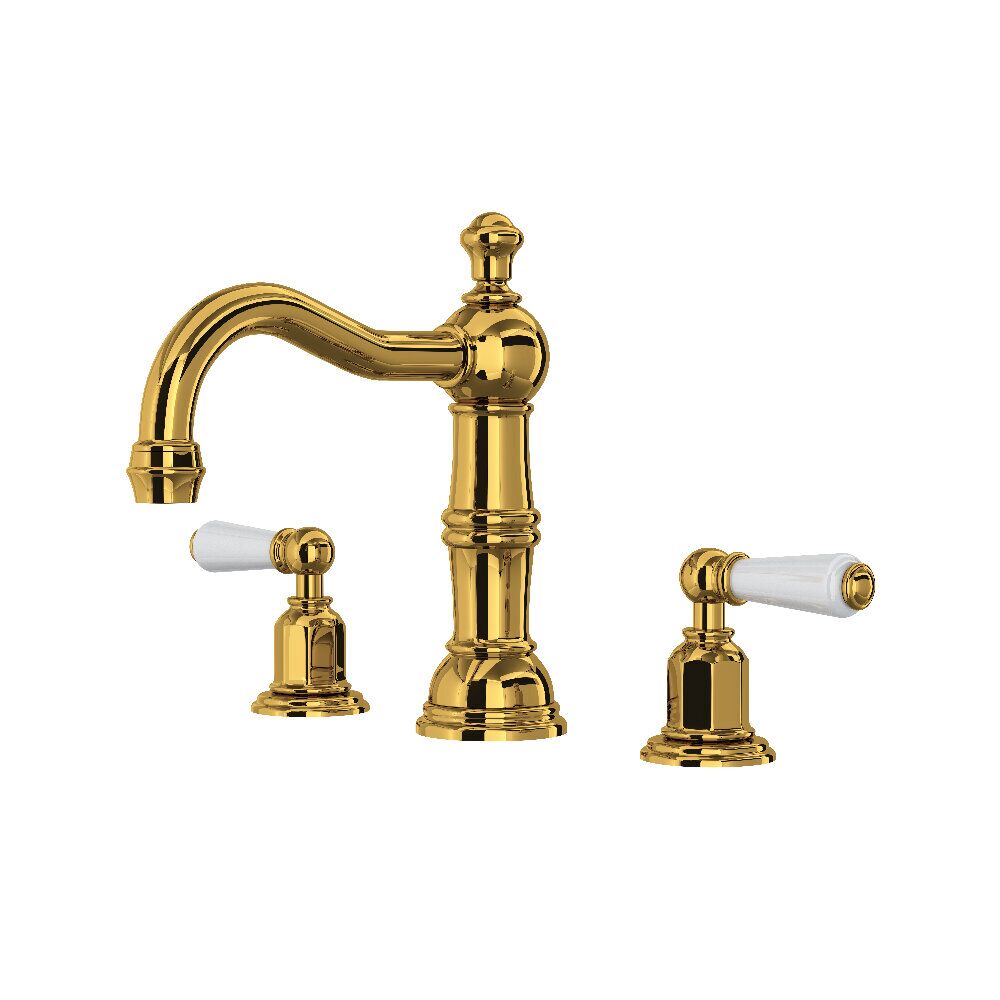 Perrin & Rowe U.3720L-ULB-2 - Edwardian™ Widespread Lavatory Faucet Perrin & Rowe U.3720L-ULB-2 - Edwardian™ Widespread Lavatory Faucet
