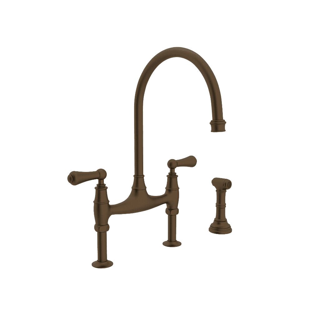 Perrin & Rowe U.4719L-EB-2 - Georgian Era™ Bridge Kitchen Faucet Perrin & Rowe U.4719L-EB-2 - Georgian Era™ Bridge Kitchen Faucet