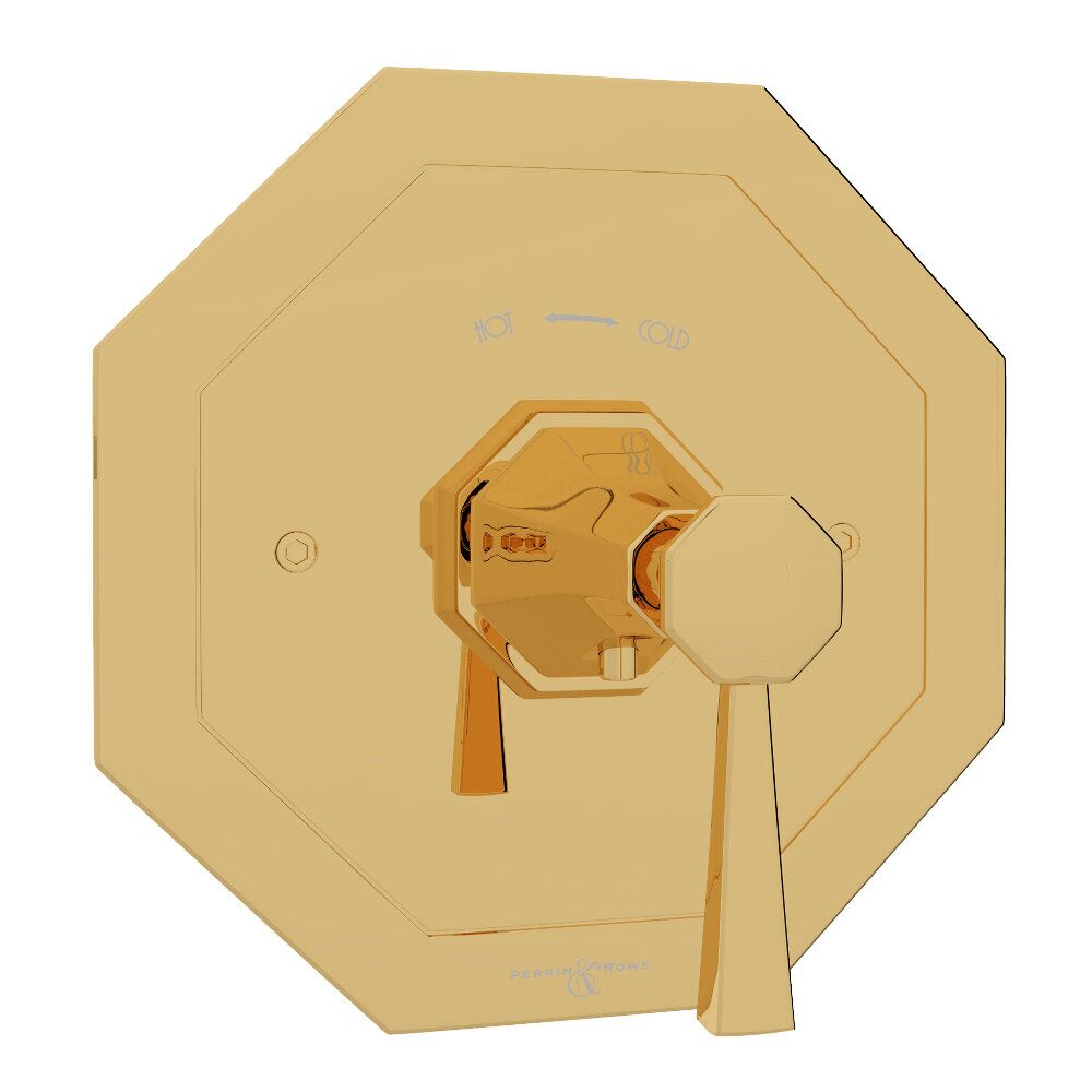Perrin & Rowe U.5157LS-EG/TO - Deco™ 3/4" Thermostatic Trim Perrin & Rowe U.5157LS-EG/TO - Deco™ 3/4" Thermostatic Trim