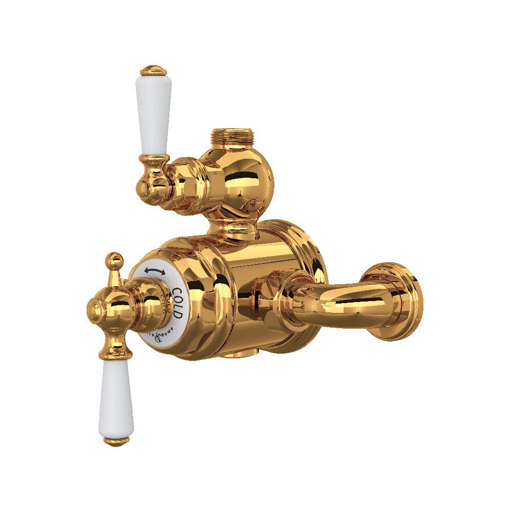 Perrin & Rowe U.5550L-EG - Edwardian™ 3/4" Exposed Therm Valve Perrin & Rowe U.5550L-EG - Edwardian™ 3/4" Exposed Therm Valve