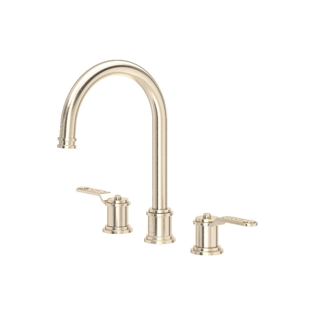 Perrin & Rowe U.AR08D3HTSTN - Armstrong™ Widespread Lavatory Faucet Perrin & Rowe U.AR08D3HTSTN - Armstrong™ Widespread Lavatory Faucet