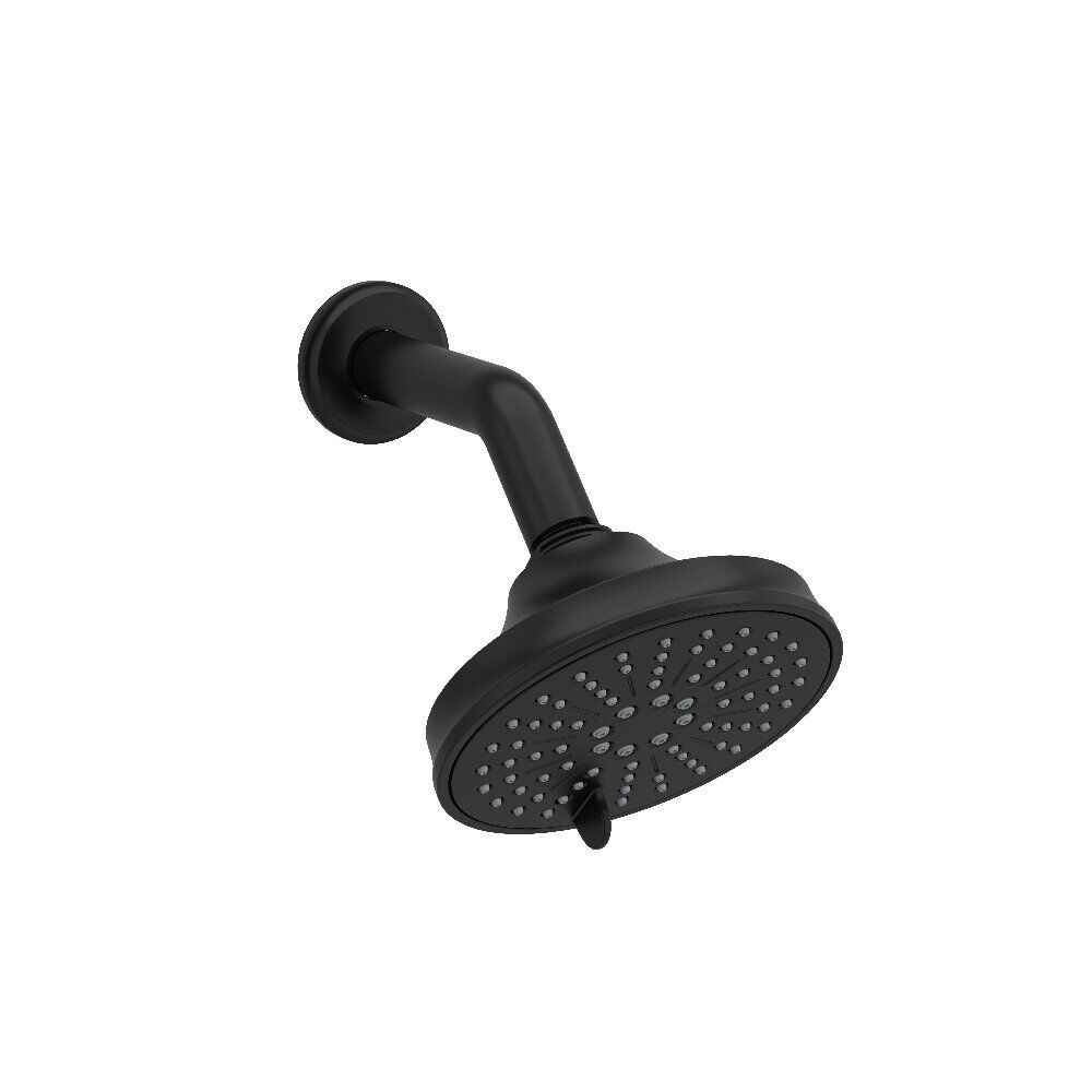 Riobel 356BK - 5" 6-Function Showerhead With Arm Riobel 356BK - 5" 6-Function Showerhead With Arm
