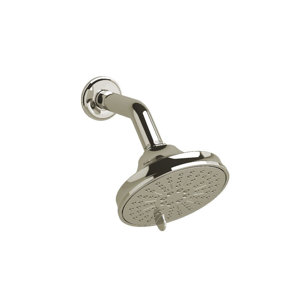 Riobel 356PN-WS - 5" 6-Function Showerhead With Arm Riobel 356PN-WS - 5" 6-Function Showerhead With Arm