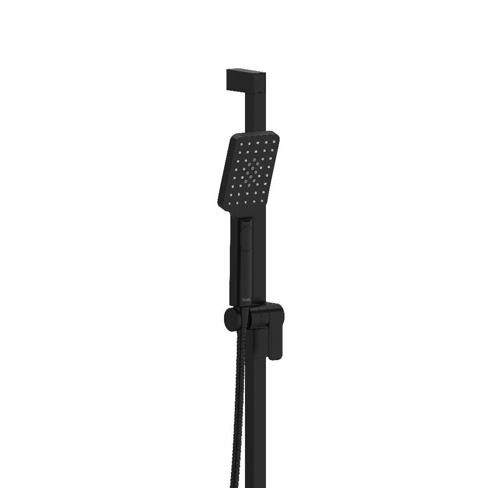 Riobel 4665BK-WS - Handshower Set With 30" Slide Bar and 4-Function Handshower Riobel 4665BK-WS - Handshower Set With 30" Slide Bar and 4-Function Handshower