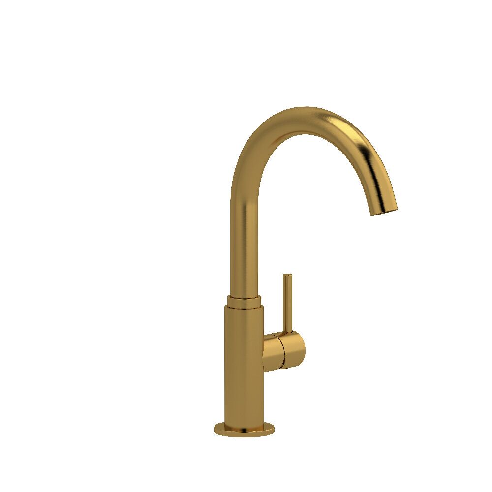 Riobel AZ601BG - Azure™ Bar/Food Prep Kitchen Faucet With C-Spout Riobel AZ601BG - Azure™ Bar/Food Prep Kitchen Faucet With C-Spout