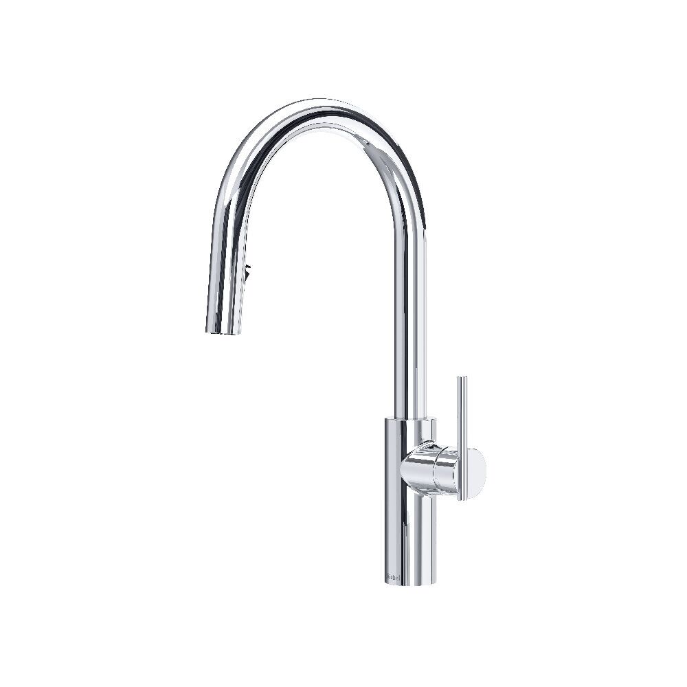 Riobel LT201C - Lateral™ Pull-Down Kitchen Faucet With C-Spout Riobel LT201C - Lateral™ Pull-Down Kitchen Faucet With C-Spout