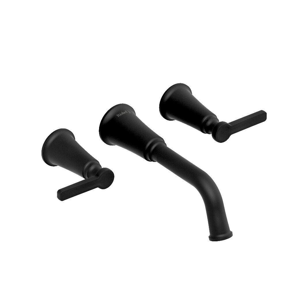 Riobel MMSQ05JBK - Momenti™ Wall Mount Tub Filler Riobel MMSQ05JBK - Momenti™ Wall Mount Tub Filler