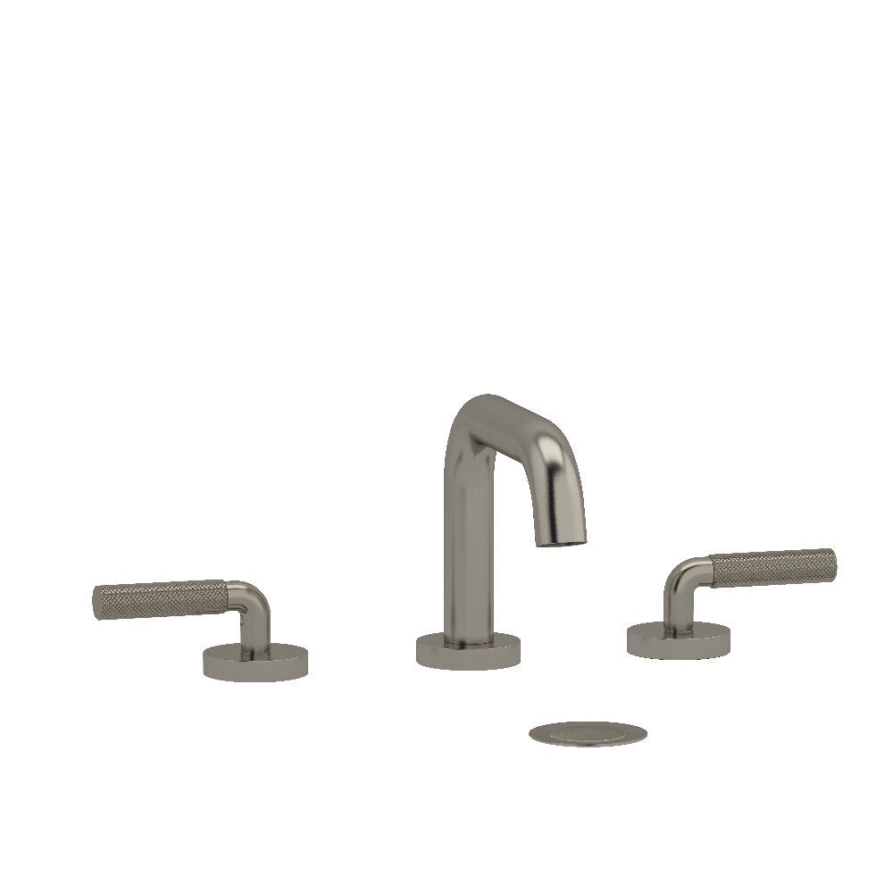 Riobel RUSQ08LKNBN - Riu™ Widespread Lavatory Faucet With U-Spout Riobel RUSQ08LKNBN - Riu™ Widespread Lavatory Faucet With U-Spout