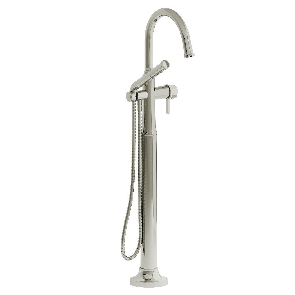 Riobel TMMRD39JPN - Momenti™ Single Hole Floor Mount Tub Filler Trim With C-Spout Riobel TMMRD39JPN - Momenti™ Single Hole Floor Mount Tub Filler Trim With C-Spout