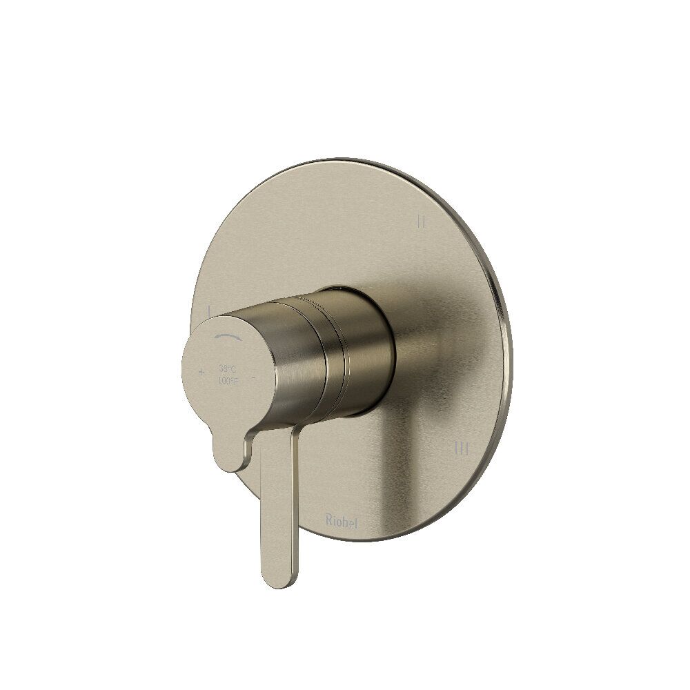 Riobel TNB47BN - Nibi™ 1/2" Therm & Pressure Balance Trim With 3 Functions Riobel TNB47BN - Nibi™ 1/2" Therm & Pressure Balance Trim With 3 Functions