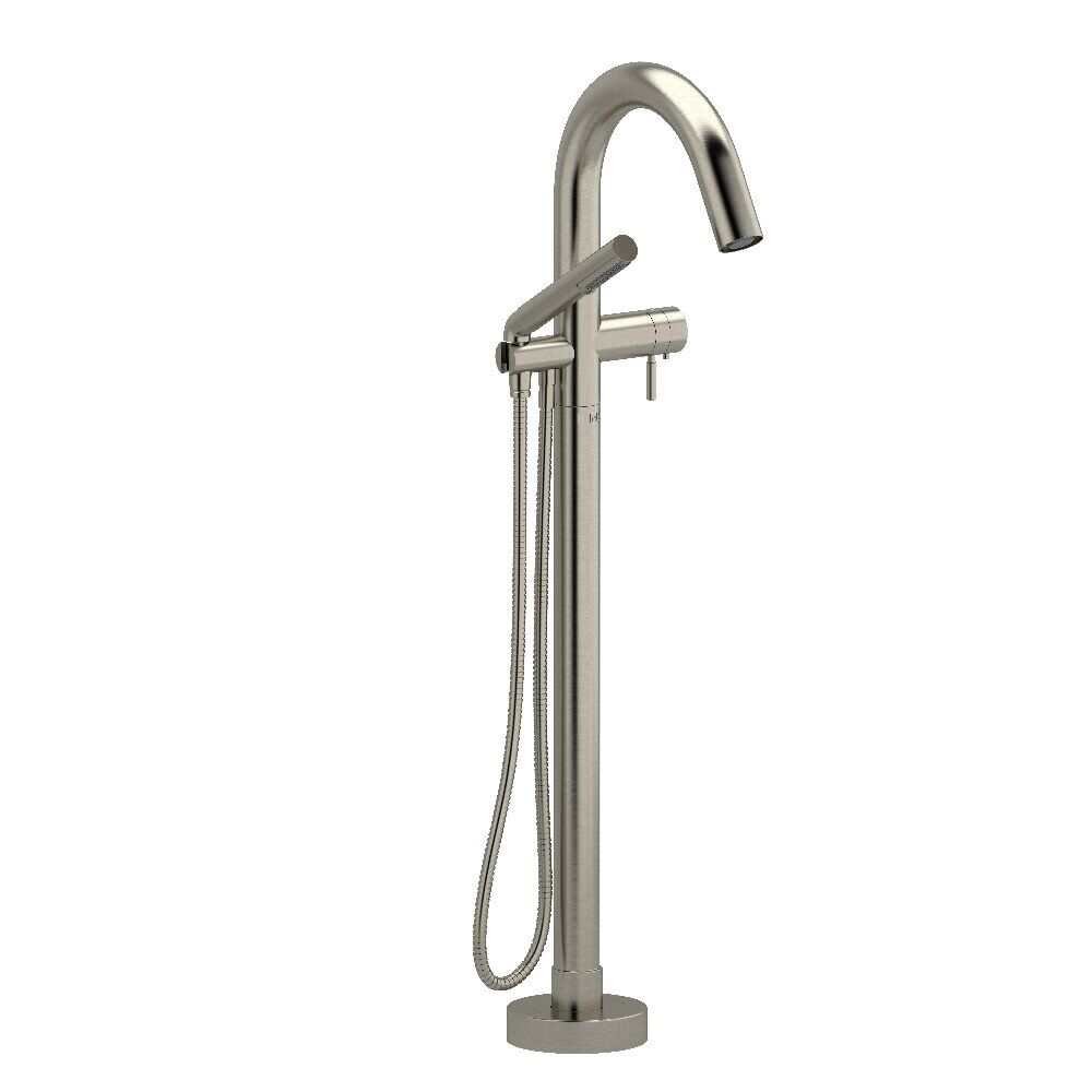 Riobel TRU39BN - Riu™ Single Hole Floor Mount Tub Filler Trim Riobel TRU39BN - Riu™ Single Hole Floor Mount Tub Filler Trim