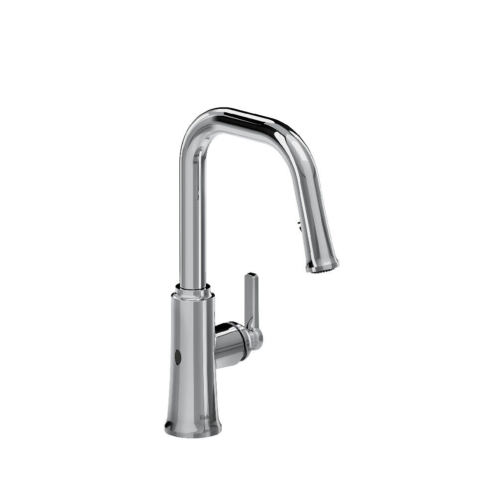 Riobel TTSQ111C - Trattoria™ Pull-Down Touchless Kitchen Faucet With U-Spout Riobel TTSQ111C - Trattoria™ Pull-Down Touchless Kitchen Faucet With U-Spout