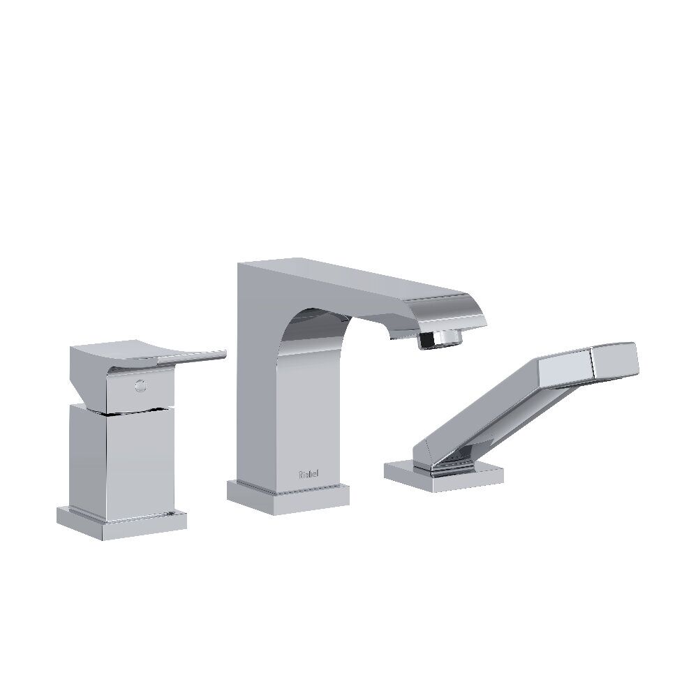Riobel TZO16C - Zendo™ 3-Hole Deck Mount Tub Filler Trim Riobel TZO16C - Zendo™ 3-Hole Deck Mount Tub Filler Trim