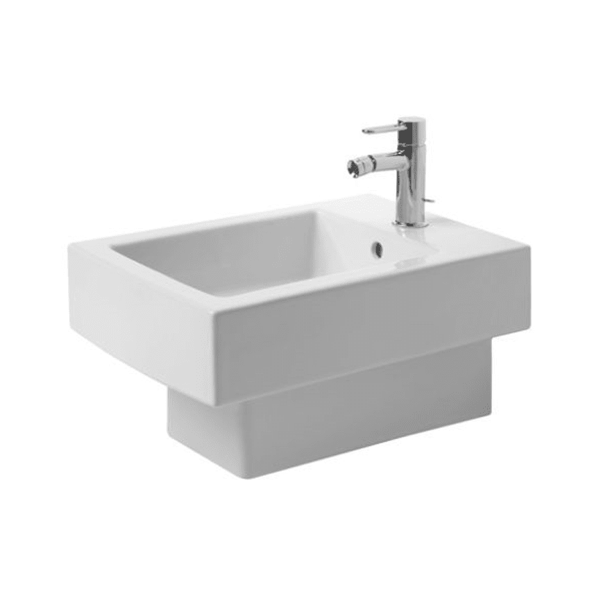 Duravit - Vero Bidet Wall Mount 21 1/4" - White Duravit - Vero Bidet Wall Mount 21 1/4" - White