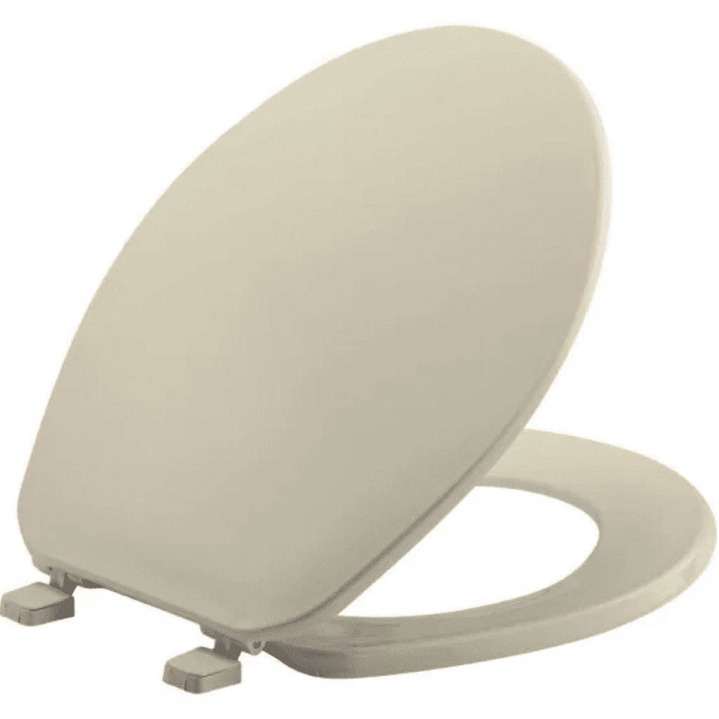 Bemis - Round Plastic Toilet Seat - Bone Bemis - Round Plastic Toilet Seat - Bone