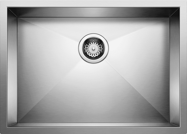Blanco - Quatrus U1 Medium One Bowl Undermount Kitchen Sink Blanco - Quatrus U1 Medium One Bowl Undermount Kitchen Sink
