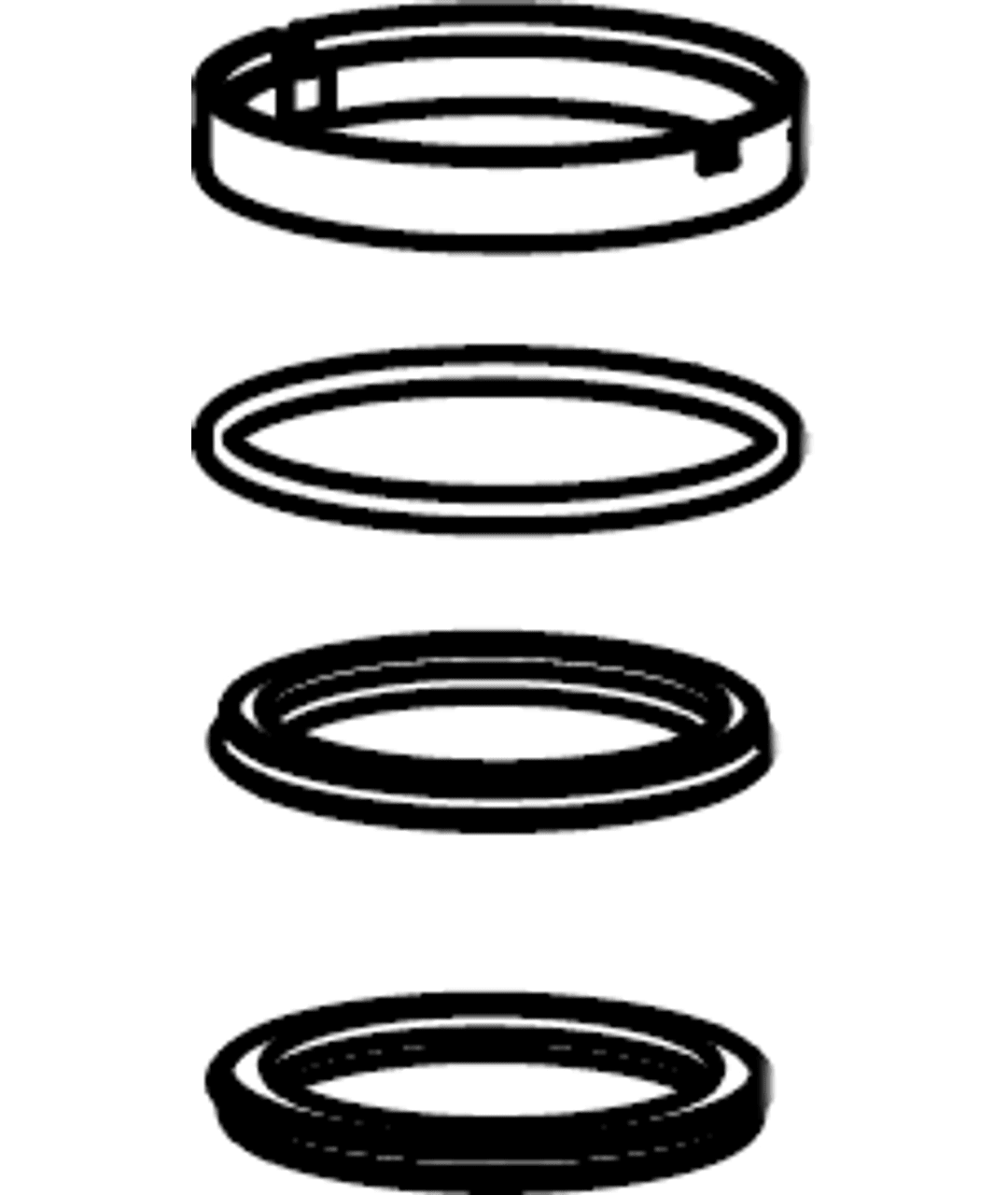 KWC - GASKET SET KITCHEN SWIVEL TO PLASTIC MIXER BODY KWC - GASKET SET KITCHEN SWIVEL TO PLASTIC MIXER BODY