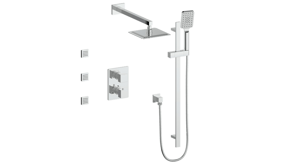 Vogt SET.KG.320.810 - Kapfenberg 3-Way TH Shower Kit with Body Jets Vogt SET.KG.320.810 - Kapfenberg 3-Way TH Shower Kit with Body Jets