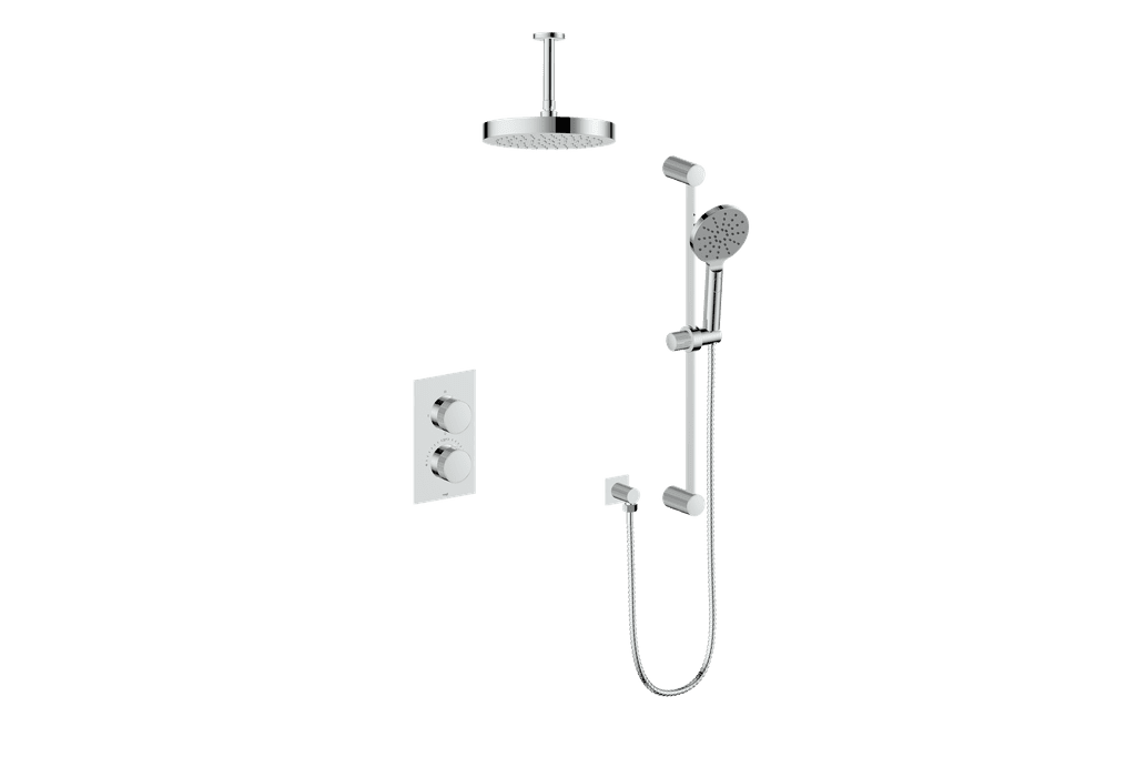 Vogt TM.M1.220.216 - Mond Trim for 2-Way TH Shower Kit with 6" Ceiling Arm Vogt TM.M1.220.216 - Mond Trim for 2-Way TH Shower Kit with 6" Ceiling Arm