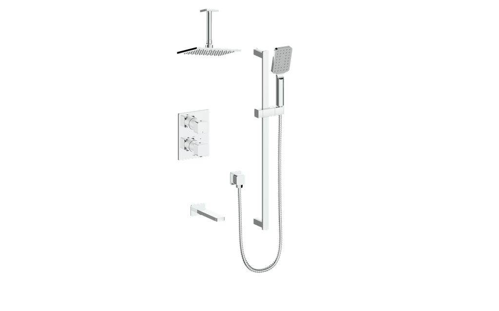 Vogt TM.NU.320.316 - Niveau Trim for 3-Way TH Shower Kit with 6" Ceiling Arm Vogt TM.NU.320.316 - Niveau Trim for 3-Way TH Shower Kit with 6" Ceiling Arm