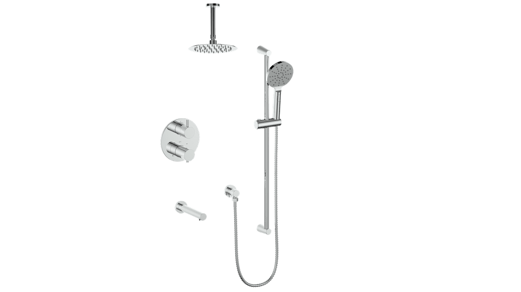 Vogt TM.WL.320.316 - Worgl Trim for 3-Way TH Shower Kit with 6" Ceiling Arm Vogt TM.WL.320.316 - Worgl Trim for 3-Way TH Shower Kit with 6" Ceiling Arm