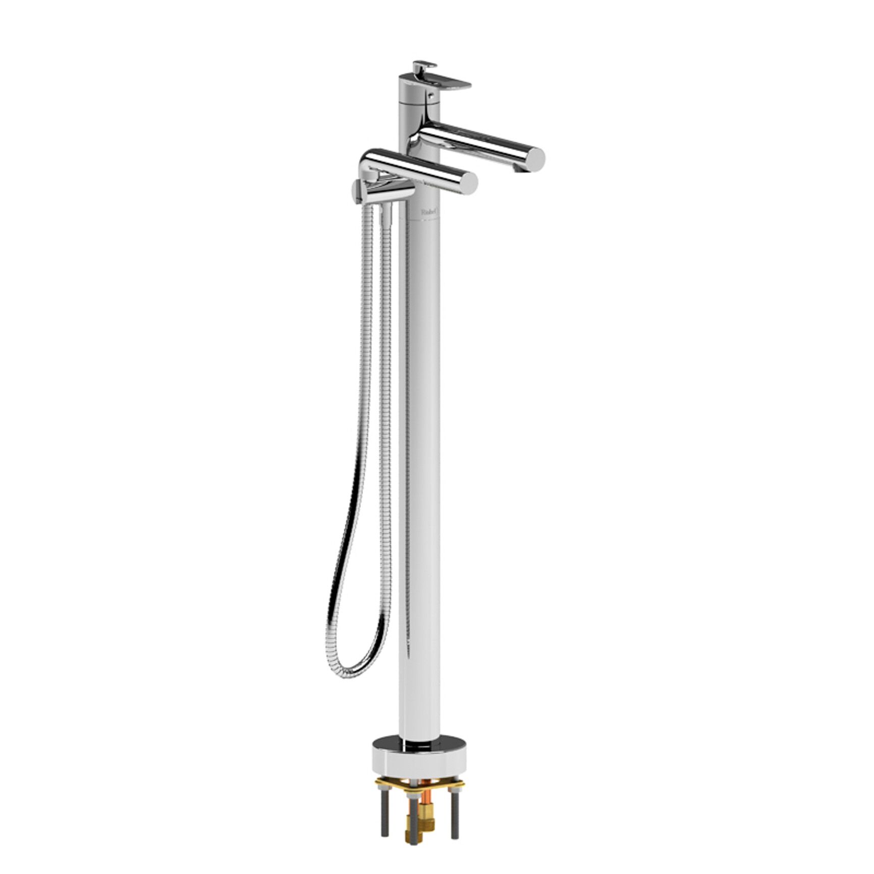 Riobel Pro Ever - EV39C - Dual Tub Filler with Hand Shower - Amati