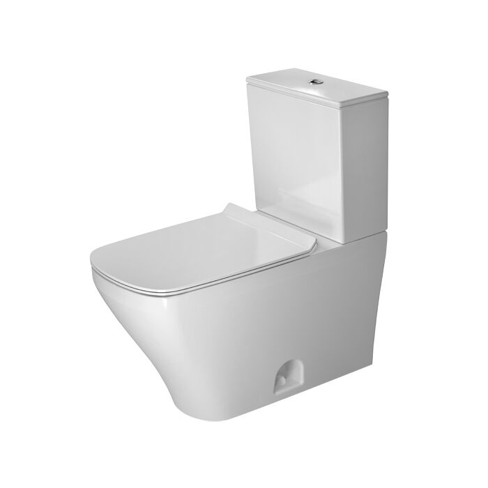 Duravit- Durastyle, Elongated 2 Piece toilet with Siphon Jet + Soft Close Seat Duravit- Durastyle, Elongated 2 Piece toilet with Siphon Jet + Soft Close Seat