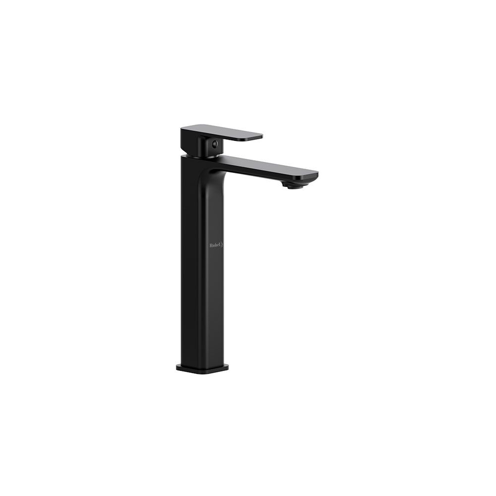 Riobel EQL01 - EQUINOX, TALL, SINGLE HOLE FAUCET, IN BLACK, CHROME AND BRUSHED NICKEL Riobel EQL01 - EQUINOX, TALL, SINGLE HOLE FAUCET, IN BLACK, CHROME AND BRUSHED NICKEL