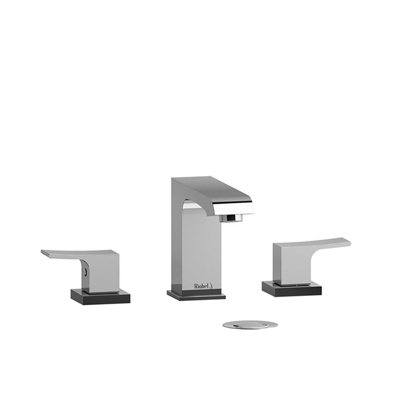Rio Riobel Zendo - ZO08C - 3 Hole Lavatory Faucet with Push Drain