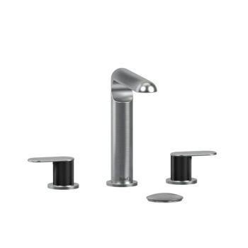 Riobel EQ08 - Equinox, 8'' Faucet In Brushed Nickel / Black