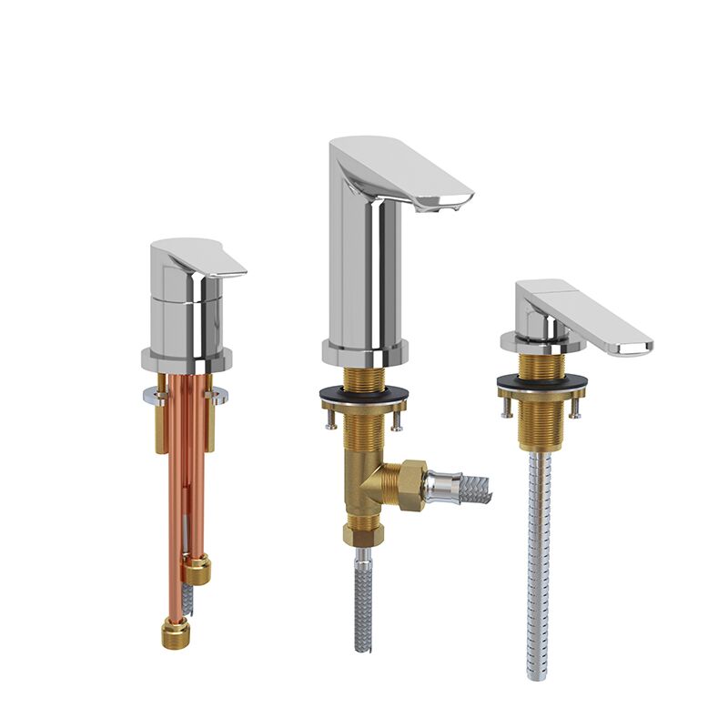 Riobel DJ10C - 3-piece deck-mount tub filler with hand shower Riobel DJ10C - 3-piece deck-mount tub filler with hand shower