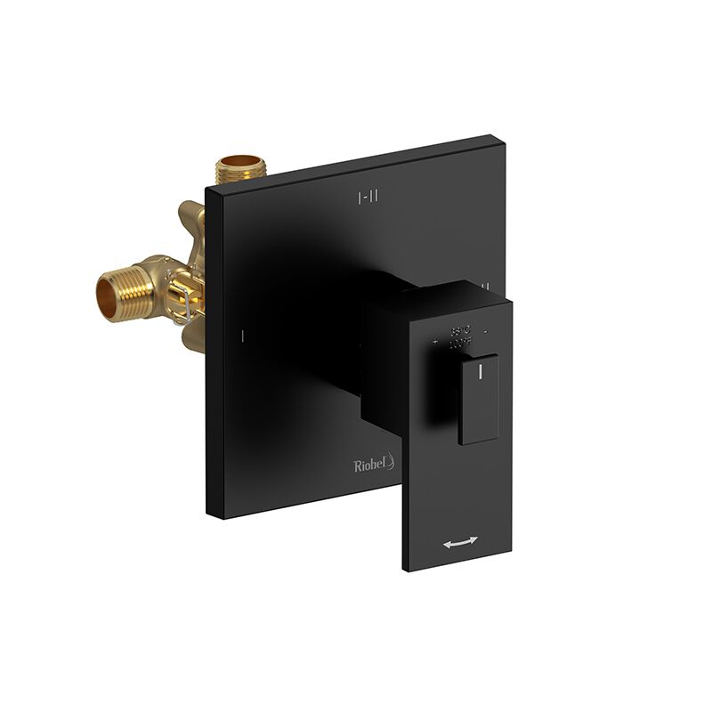 Riobel QA93BK - 2-way Type T/P coaxial complete valve