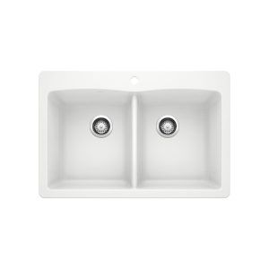 BLANCO 401247 - QUATRUS U 2 Undermount Kitchen Sink - Amati Canada