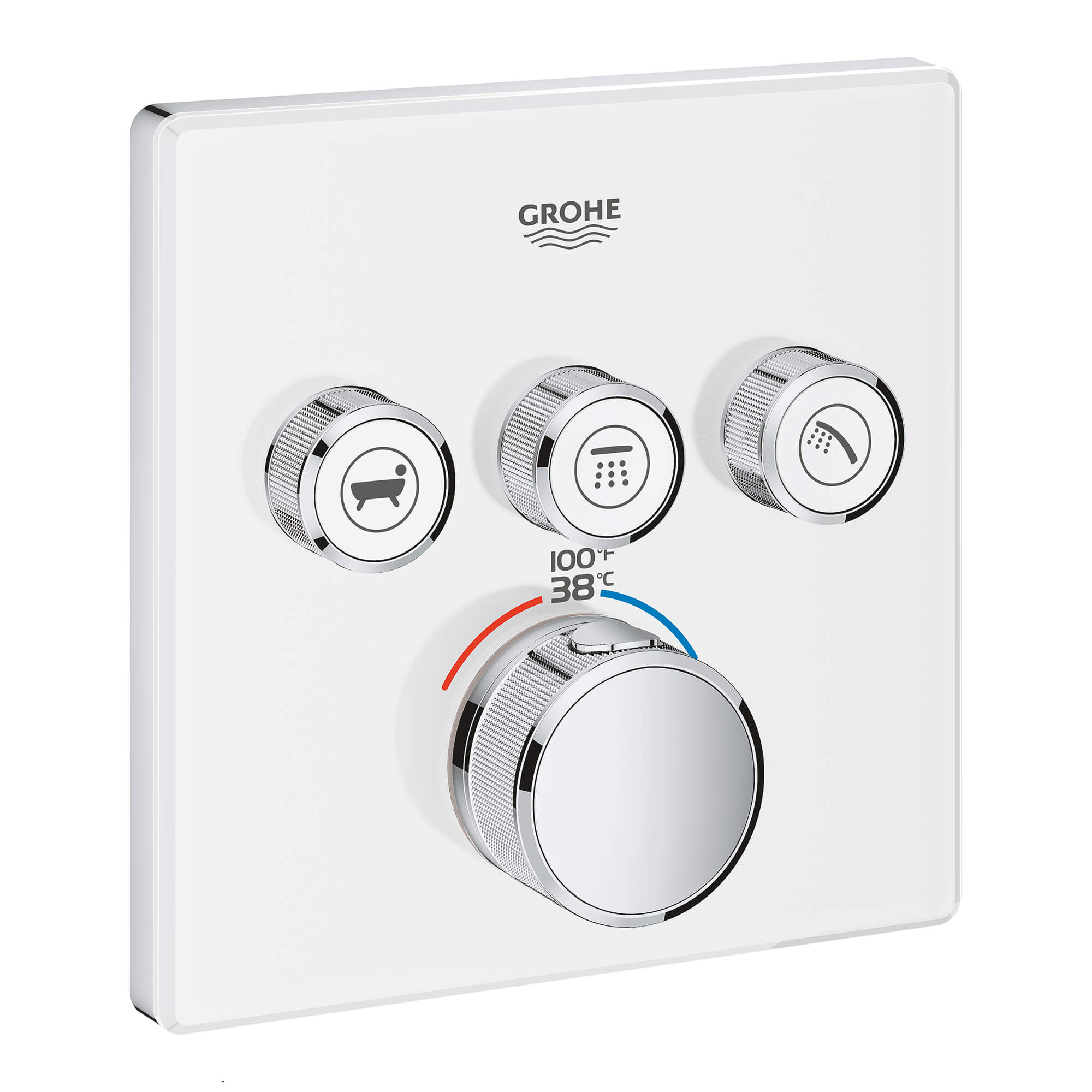 Grohe 29165LS0 - Triple Function Thermostatic Valve Trim Grohe 29165LS0 - Triple Function Thermostatic Valve Trim